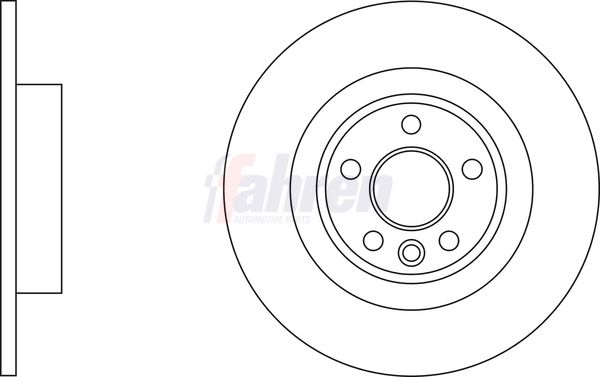 Fahren FBD6860 Brake Disc - 1