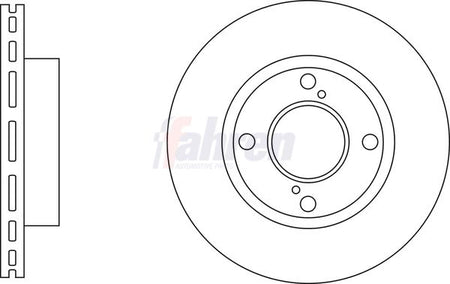 Fahren FBD6862 Brake Disc - 1