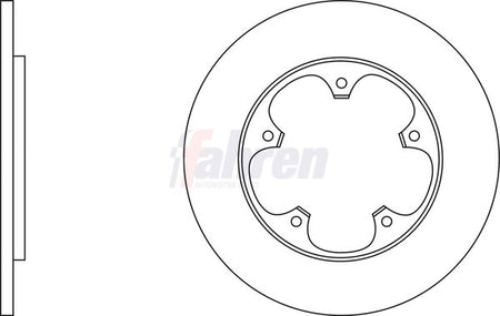 Fahren FBD6865 Brake Disc - 1