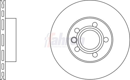 Fahren FBD6904 Brake Disc - 1
