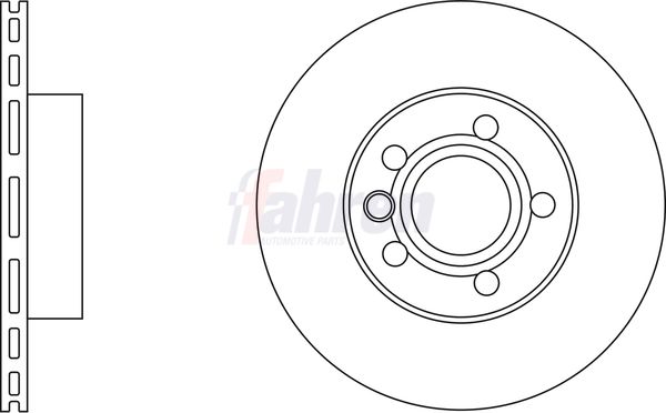 Fahren FBD6904 Brake Disc - 1