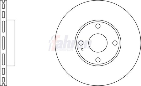 Fahren FBD6909 Brake Disc - 1