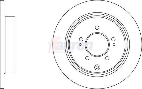 Fahren FBD6935 Brake Disc - 1