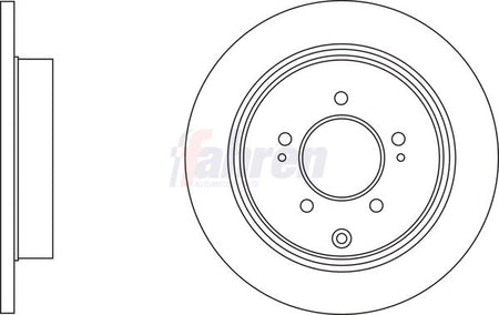 Fahren FBD6935 Brake Disc - 1
