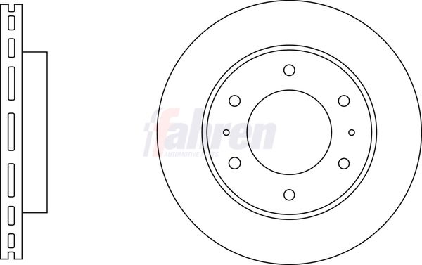 Fahren FBD6937 Brake Disc - 1