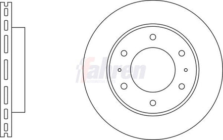 Fahren FBD6937 Brake Disc - 1