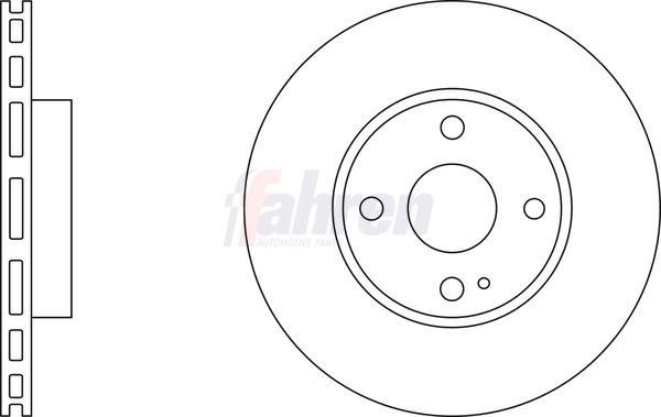 Fahren FBD6938 Brake Disc - 1