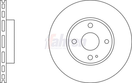 Fahren FBD6938 Brake Disc - 1