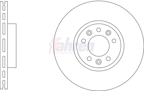 Fahren FBD6939 Brake Disc - 1
