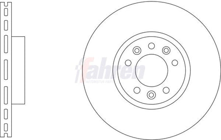 Fahren FBD6939 Brake Disc - 1