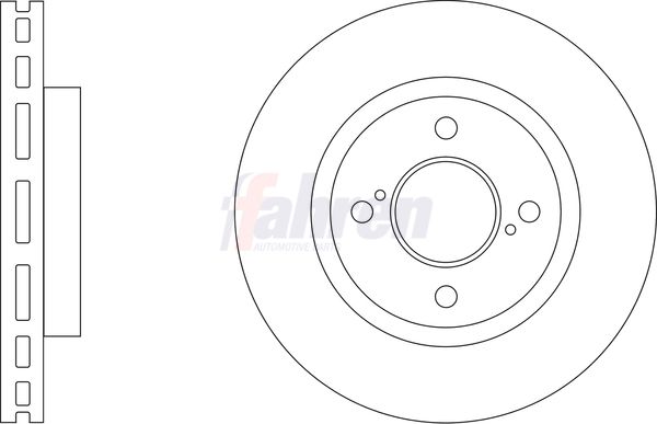Fahren FBD6944 Brake Disc - 1