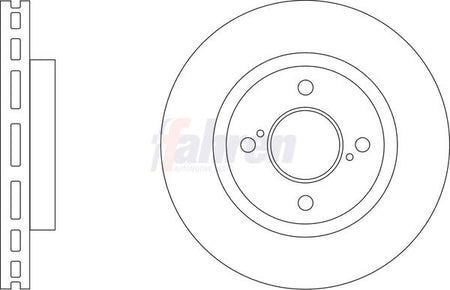 Fahren FBD6944 Brake Disc - 1