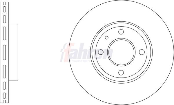 Fahren FBD6947 Brake Disc - 1
