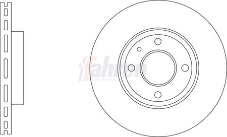 Fahren FBD6947 Brake Disc - 1