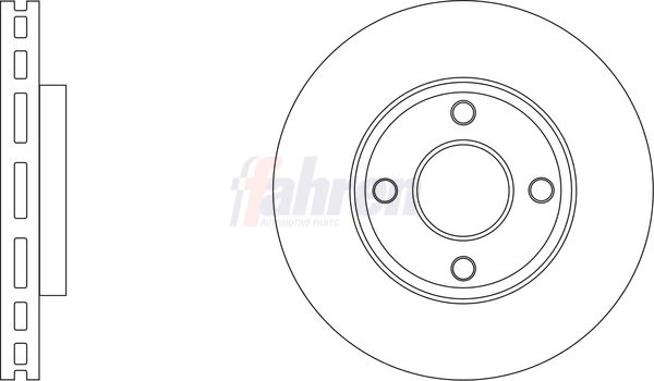 Fahren FBD6948 Brake Disc - 1