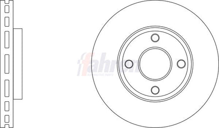 Fahren FBD6948 Brake Disc - 1