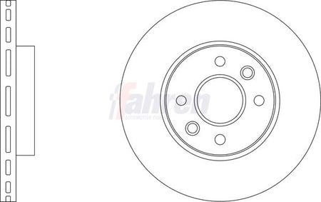 Fahren FBD6957 Brake Disc - 1