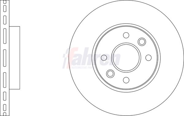 Fahren FBD6957 Brake Disc - 1