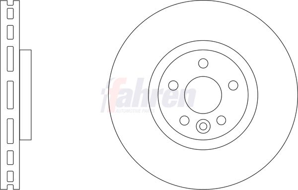 Fahren FBD6963 Brake Disc - 1