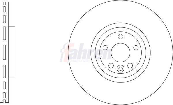 Fahren FBD6964 Brake Disc - 1