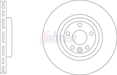 Fahren FBD6968 Brake Disc - 1