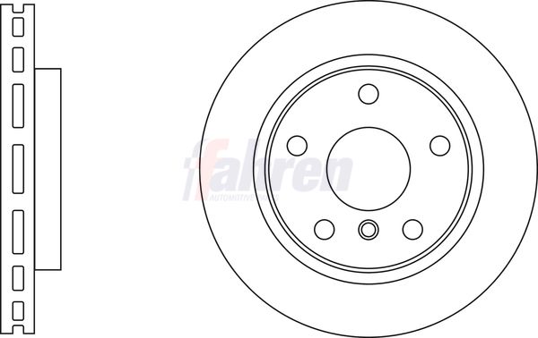 Fahren FBD6977 Brake Disc - 1