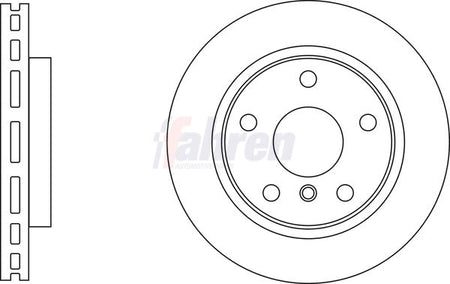 Fahren FBD6977 Brake Disc - 1