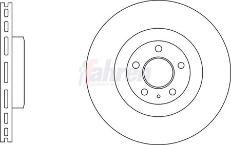 Fahren FBD6979 Brake Disc - 1