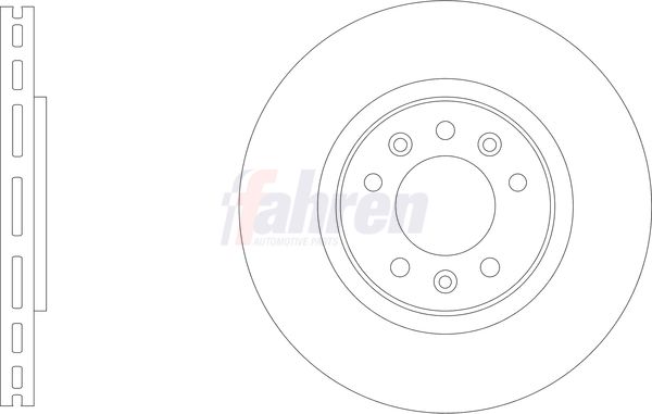 Fahren FBD6981 Brake Disc - 1