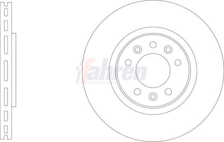 Fahren FBD6981 Brake Disc - 1