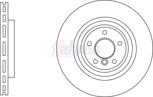 Fahren FBD6984 Brake Disc - 1