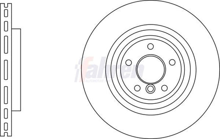 Fahren FBD6984 Brake Disc - 1