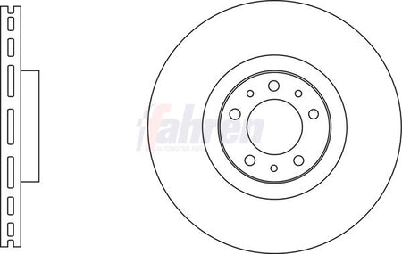 Fahren FBD6996 Brake Disc - 1