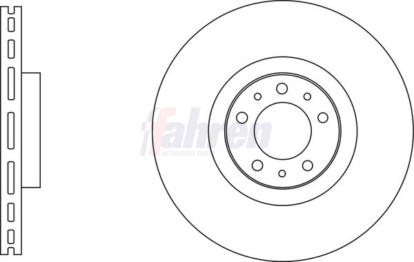 Fahren FBD6996 Brake Disc - 1