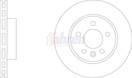 Fahren FBD7005 Brake Disc - 1