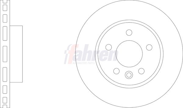 Fahren FBD7005 Brake Disc - 1
