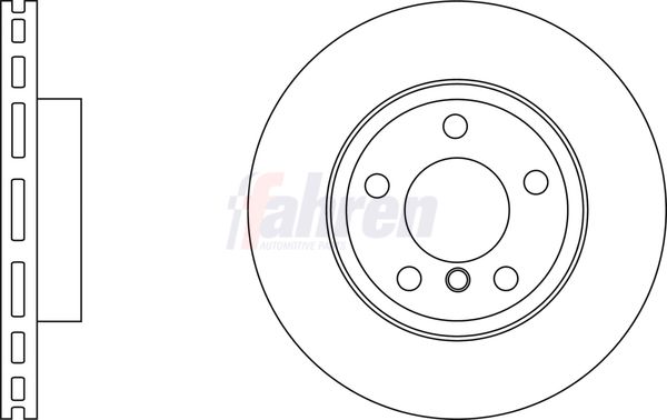 Fahren FBD7143 Brake Disc - 1