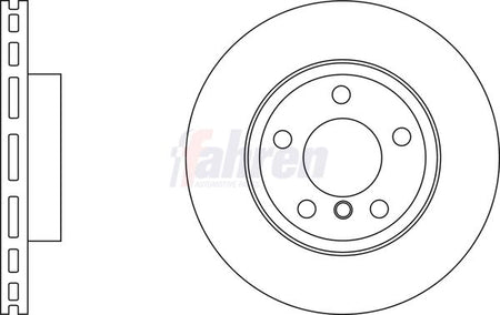 Fahren FBD7143 Brake Disc - 1