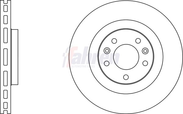 Fahren FBD7146 Brake Disc - 1