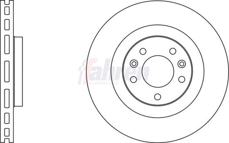 Fahren FBD7146 Brake Disc - 1