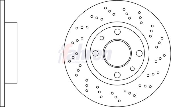 Fahren FBD7152 Brake Disc - 1