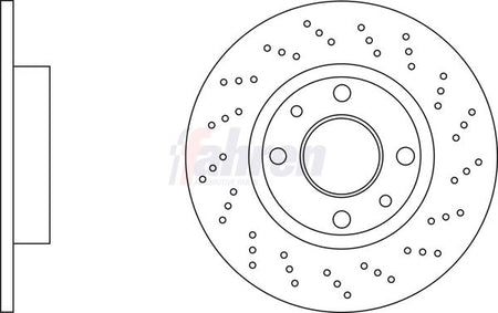Fahren FBD7152 Brake Disc - 1