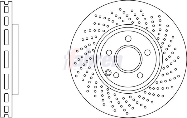 Fahren FBD7153 Brake Disc - 1