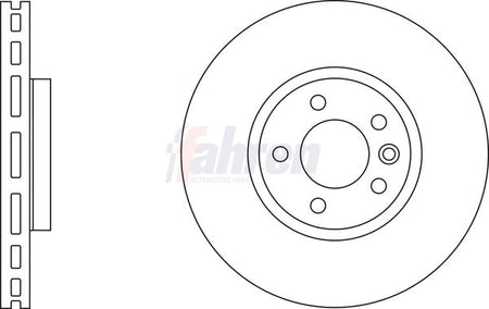 Fahren FBD7159 Brake Disc - 1