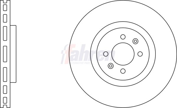 Fahren FBD7164 Brake Disc - 1