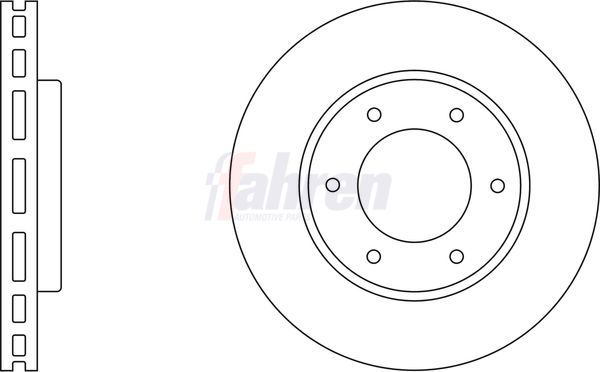 Fahren FBD7231 Brake Disc - 1