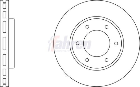 Fahren FBD7231 Brake Disc - 1
