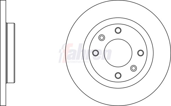 Fahren FBD7337 Brake Disc - 1