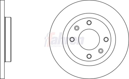 Fahren FBD7337 Brake Disc - 1