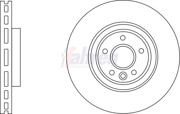 Fahren FBD7364 Brake Disc - 1